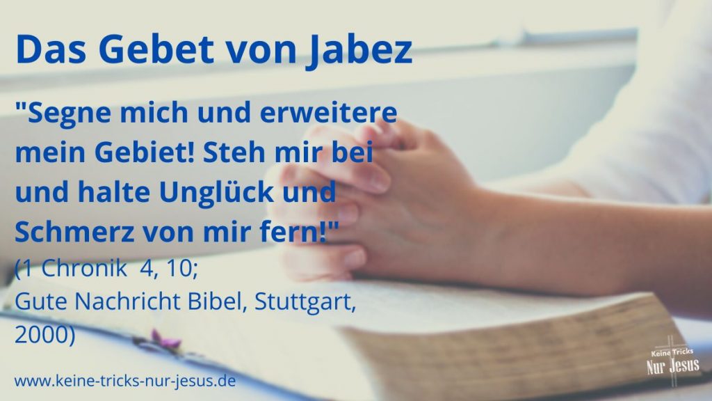 Gebet von Jabez