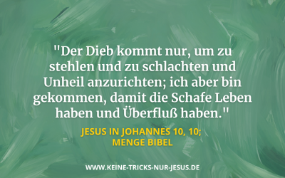 Kommen Krankheiten und Unheil von Gott?