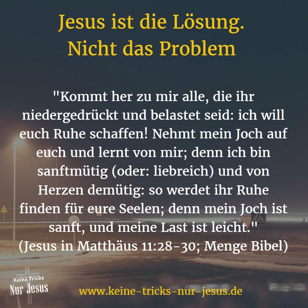 Jesus ist die Lösung