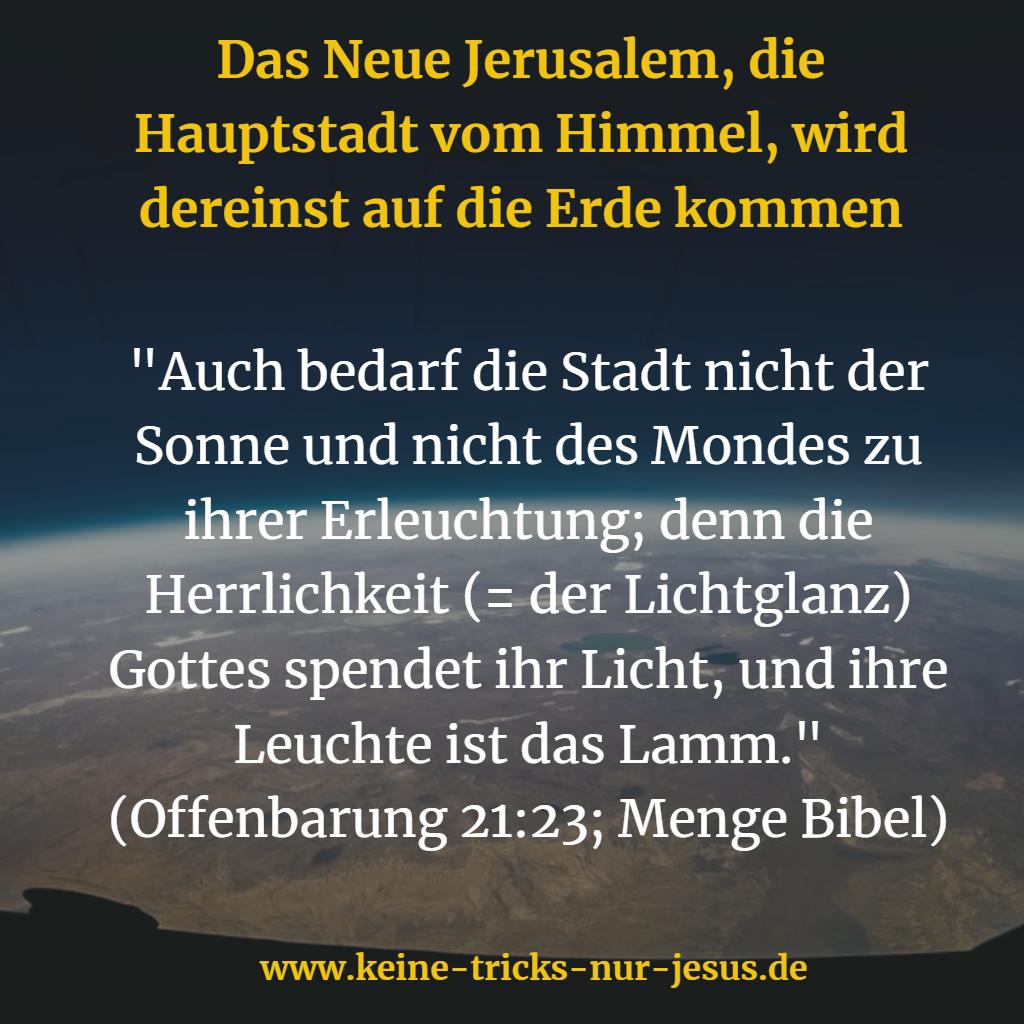 Das Neue Jerusalem in Bibel-Prophezeiungen