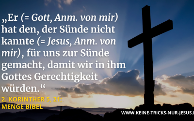 Wie werden wir vor Gott gerecht?