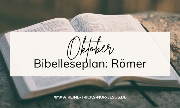 Oktober Bibelleseplan: Römer