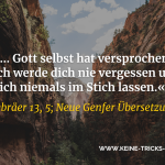 Wo ist Gott, wenn man ihn braucht?